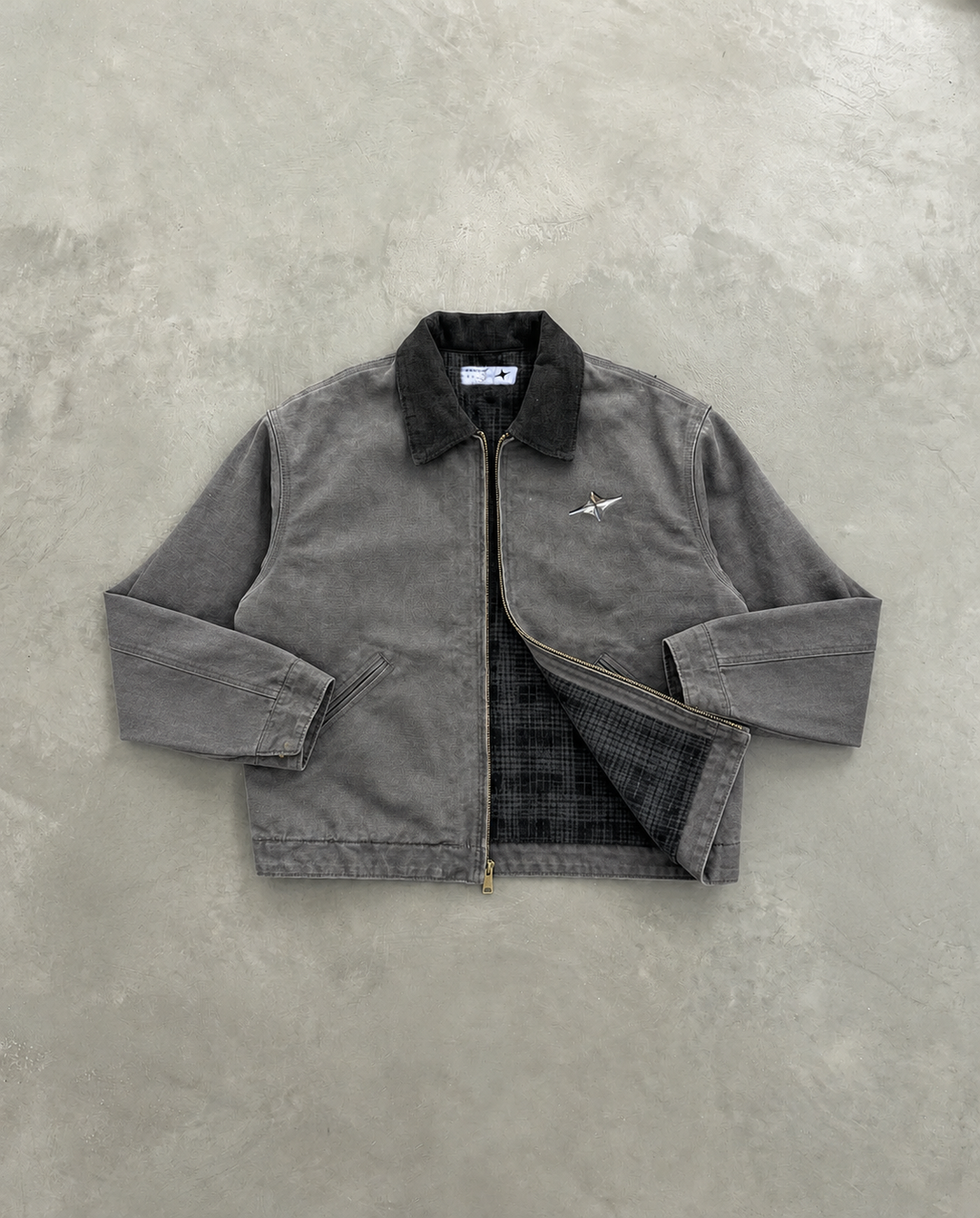 EVERKNOWN WORKWEAR JACKET - CHARCOAL
