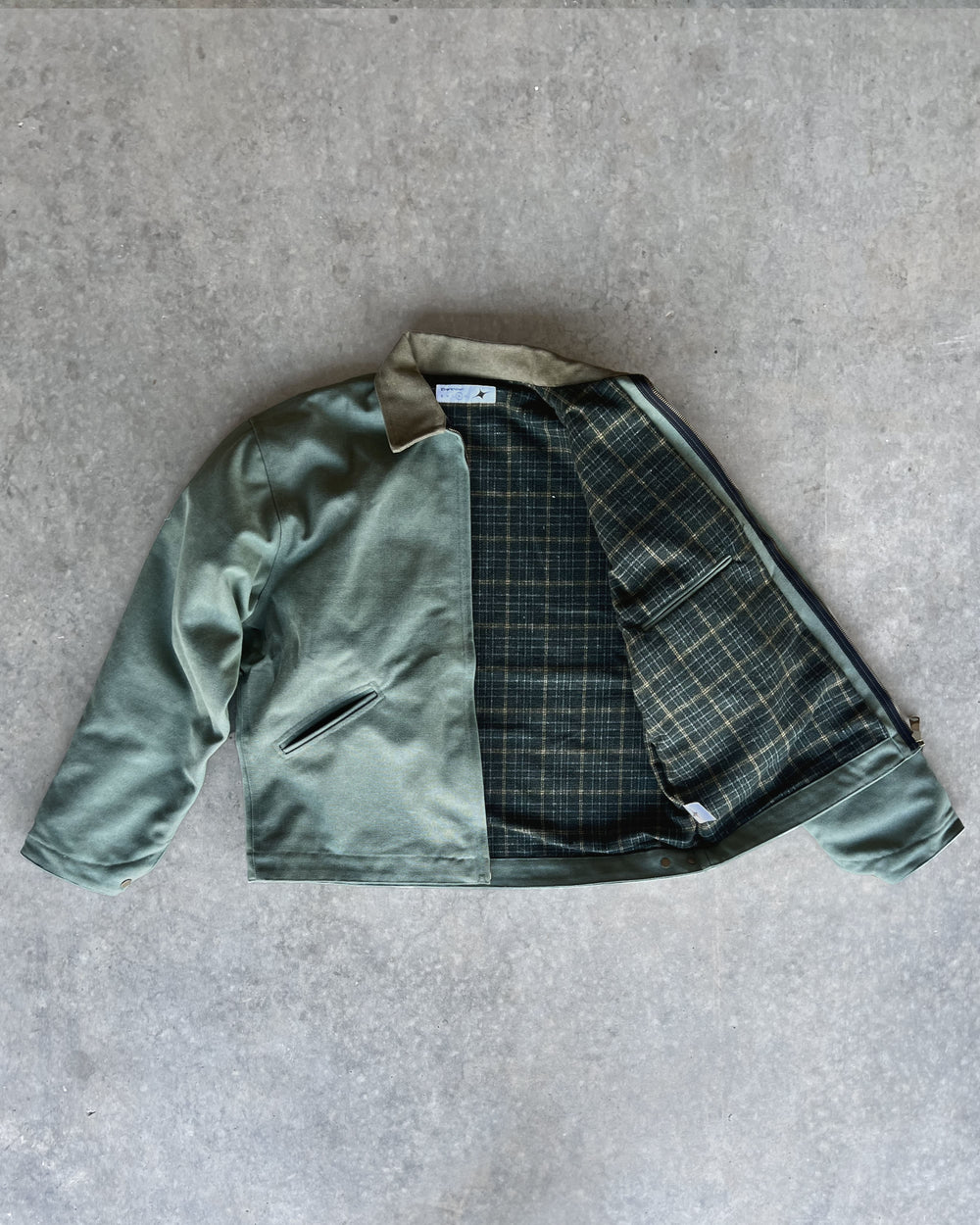 EVERKNOWN WORKWEAR JACKET - SAGE GREEN