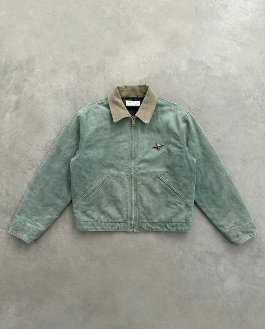 EVERKNOWN WORKWEAR JACKET - SAGE GREEN