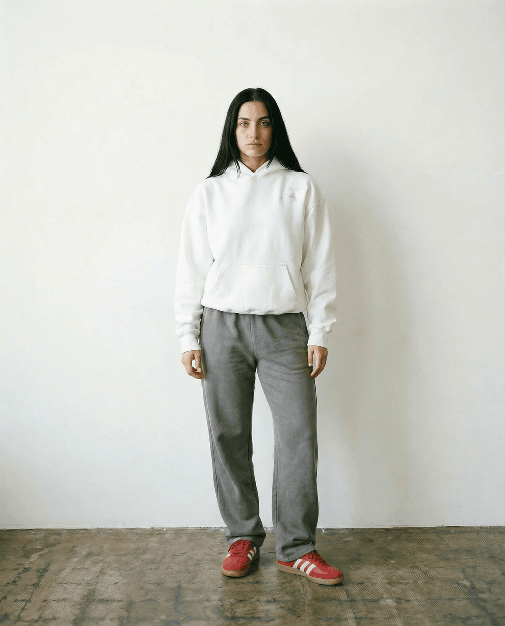 EVERKNOWN CORE HOODIE - CLOUD WHITE