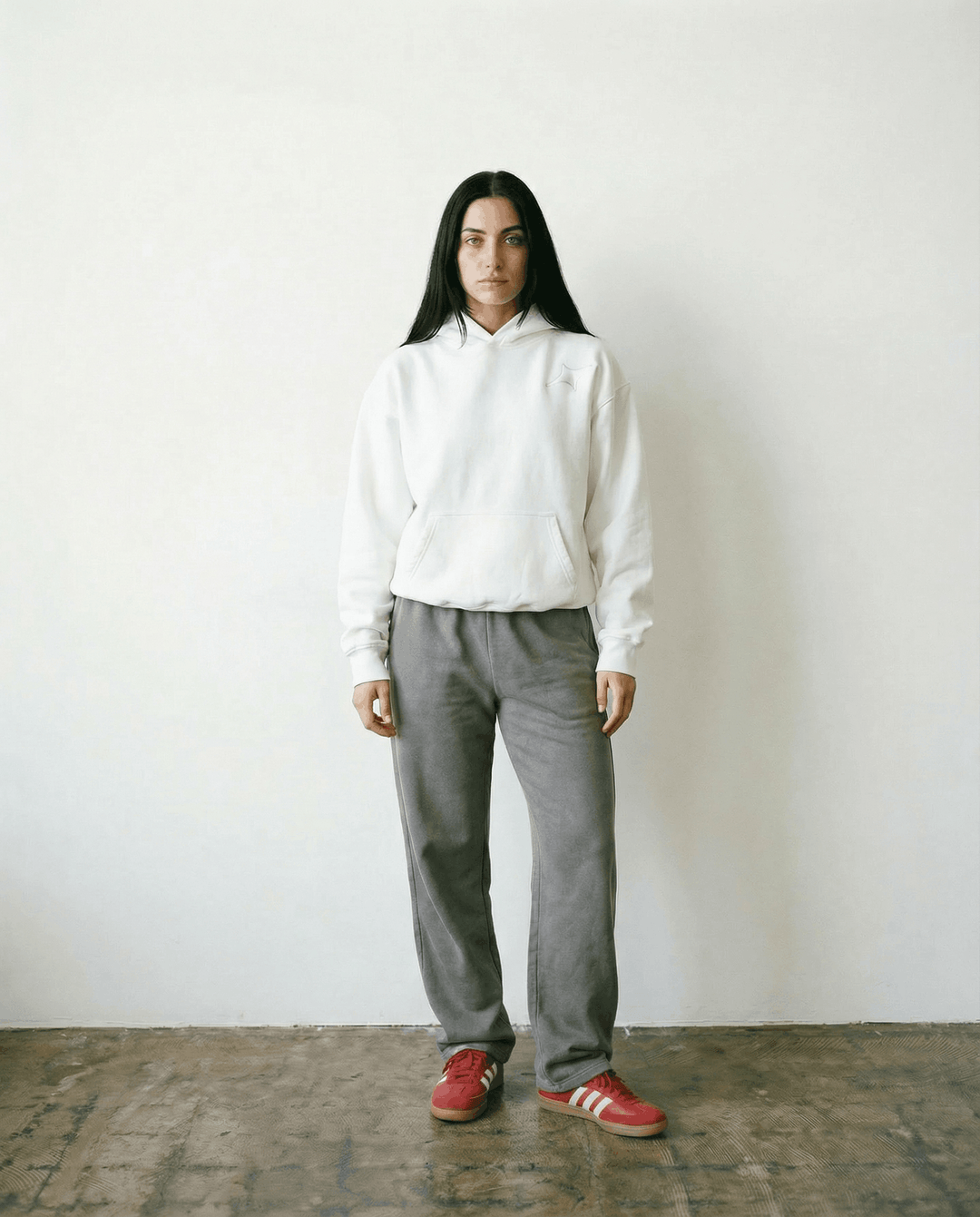 EVERKNOWN CORE HOODIE - CLOUD WHITE