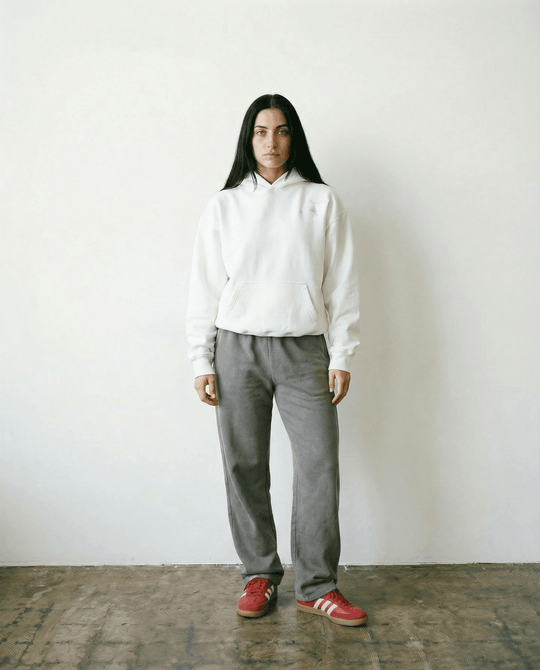 EVERKNOWN CORE HOODIE - CLOUD WHITE