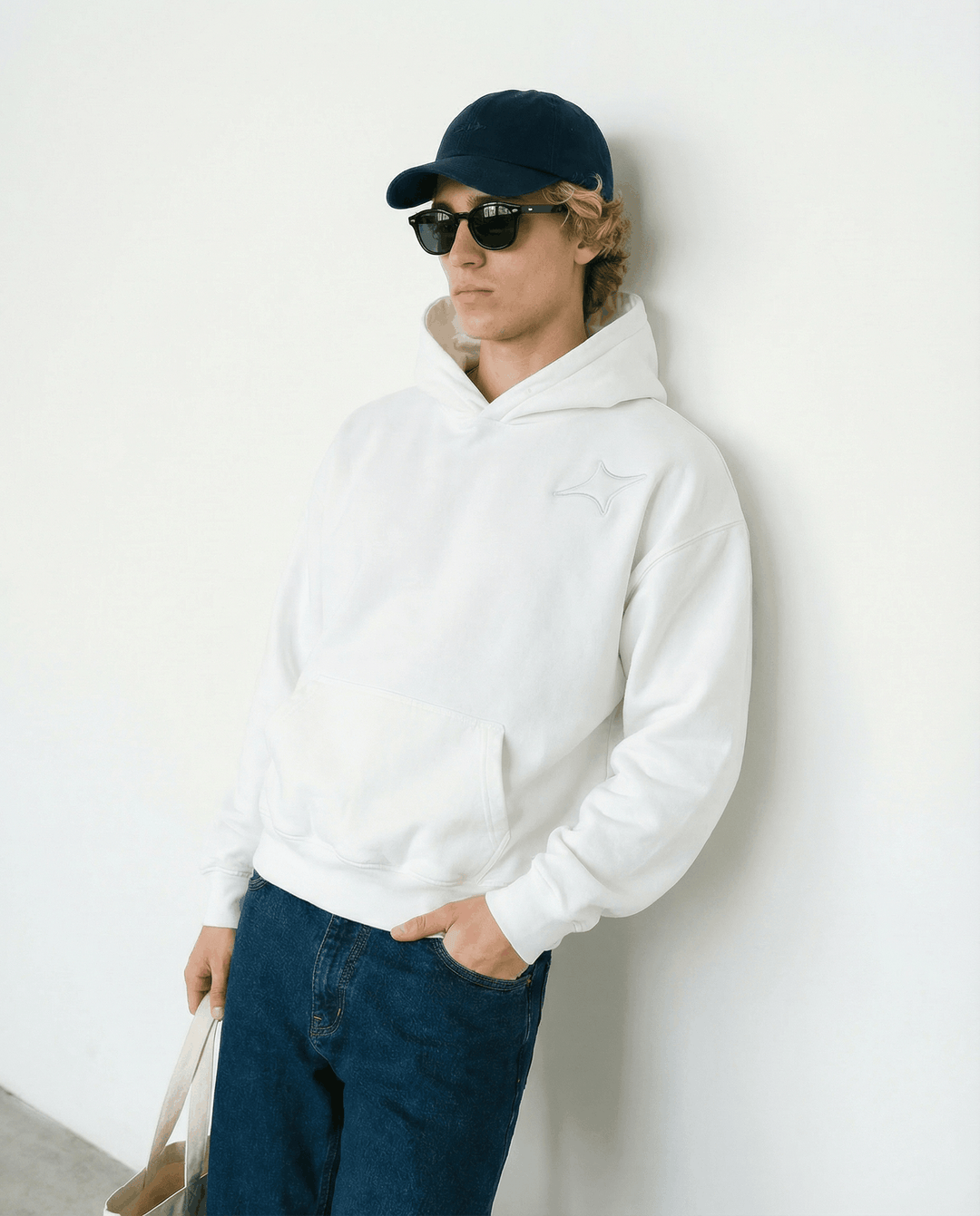 EVERKNOWN CORE HOODIE - CLOUD WHITE