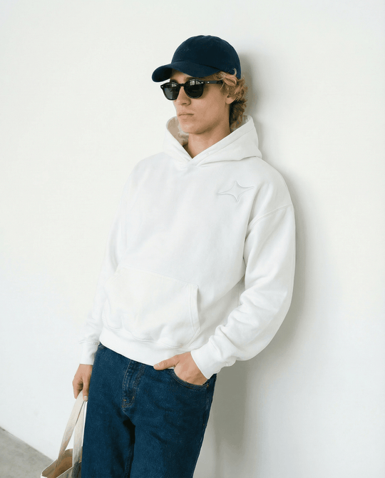 EVERKNOWN CORE HOODIE - CLOUD WHITE