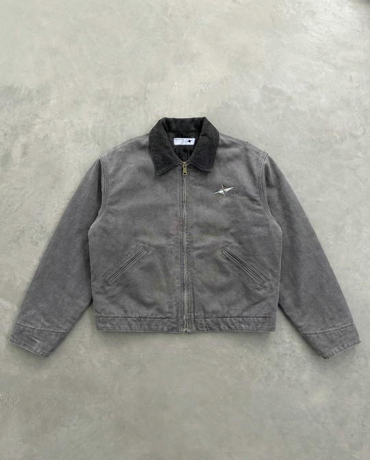 EVERKNOWN WORKWEAR JACKET - CHARCOAL