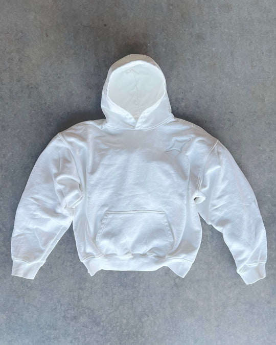 EVERKNOWN CORE HOODIE - CLOUD WHITE