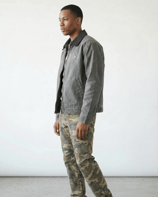 EVERKNOWN WORKWEAR JACKET - CHARCOAL