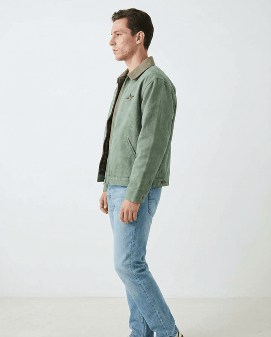 EVERKNOWN WORKWEAR JACKET - SAGE GREEN