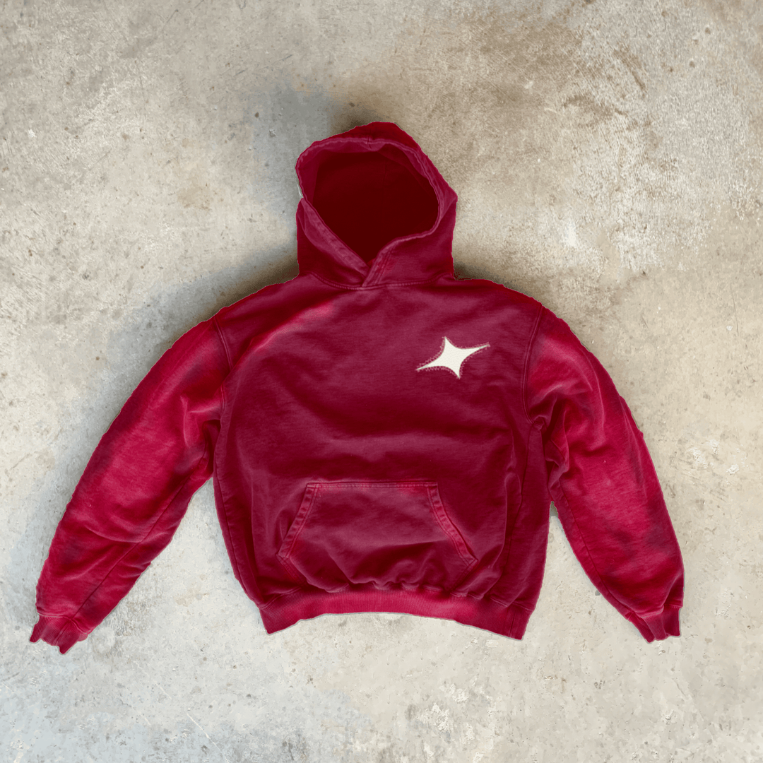 FADED RED CORE HOODIE