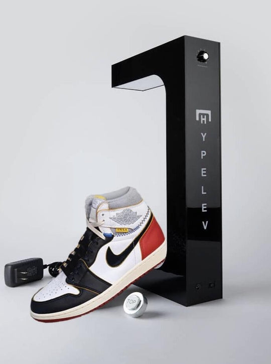 Hypelev Levitating Floating Levitation Hover Shoe Sneaker Display Stand From Everknown#color_black