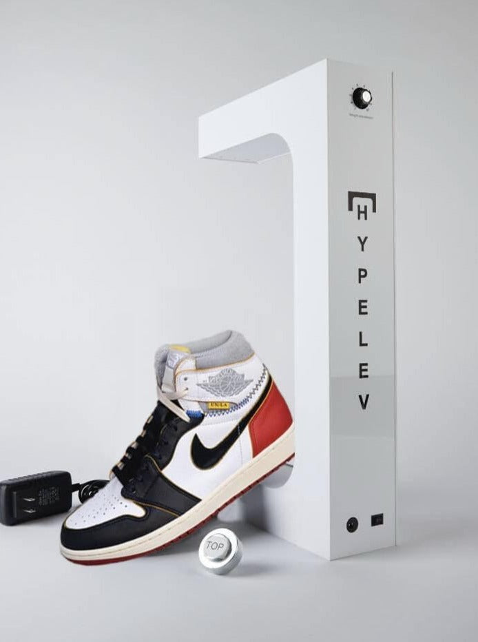 Hypelev Levitating Floating Levitation Hover Shoe Sneaker Display Stand From Everknown#color_white